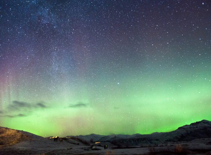 Wallpaper Iceland, 5k, 4k wallpaper, northern lights, mountains, night, stars, Space 1626419228